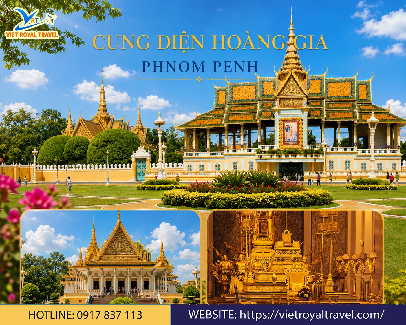 Hoàng Cung ở Trung tâm Phnom Penh