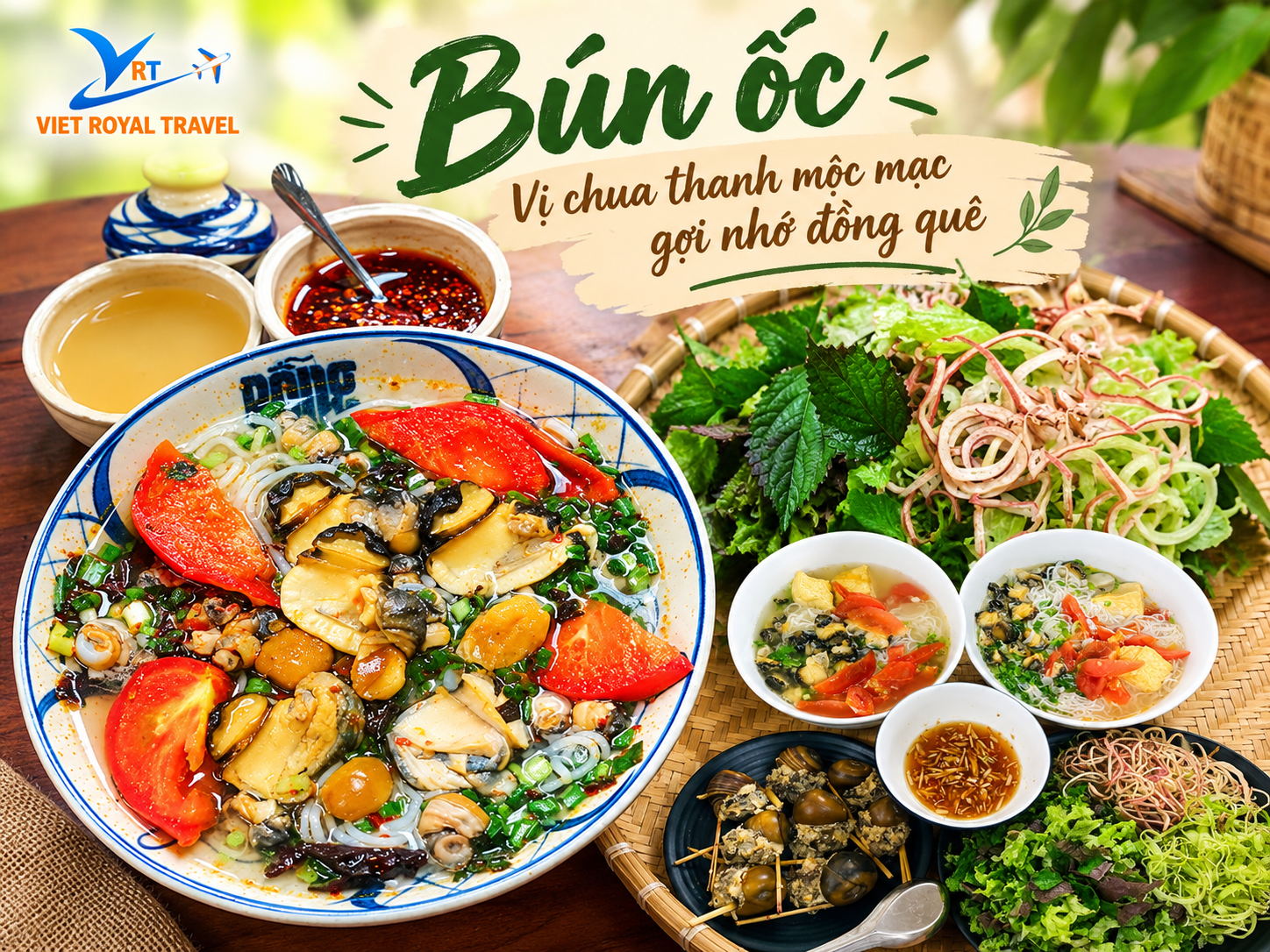 Bún Ốc Vị Quê Mộc Mạc
