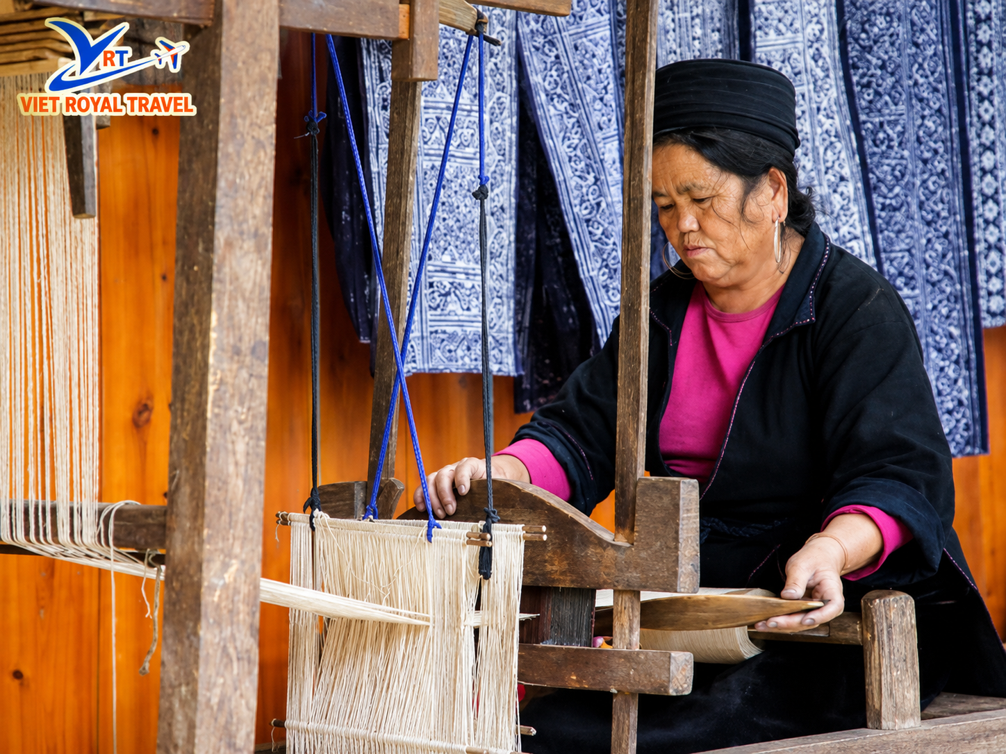 Nghề dệt vải lanh và nhuộm chàm truyền thống