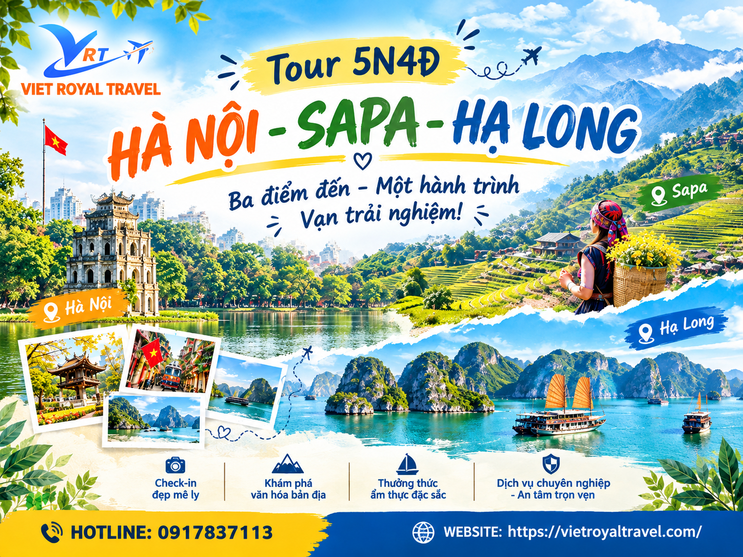 HOT TOUR MIỀN BẮC: HÀ NỘI - SAPA - HẠ LONG 5N4D
